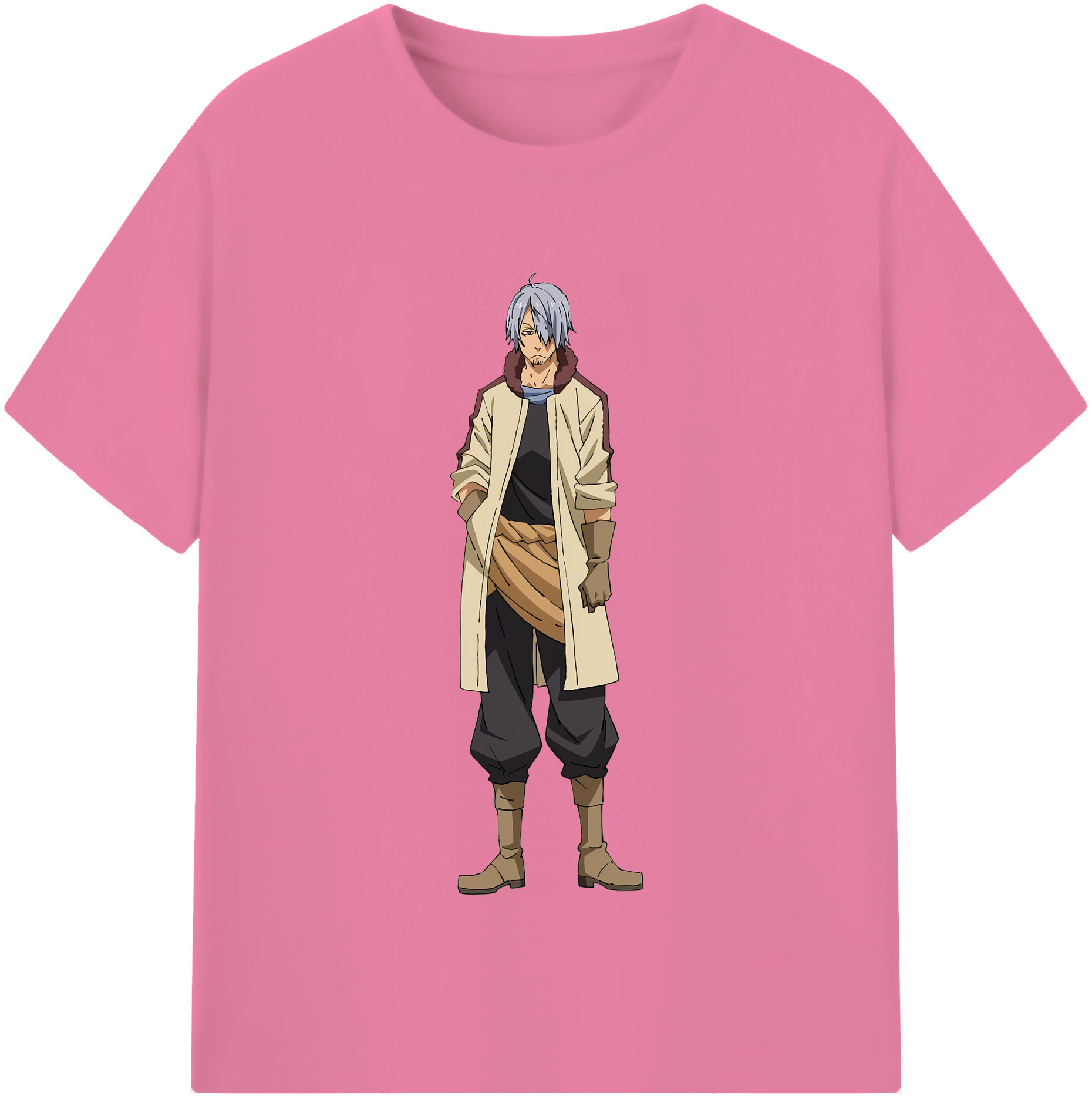 （画像用） 転スラ Regarding Reincarnated to Slime 綿100％半袖Tシャツ（フロントプリント）